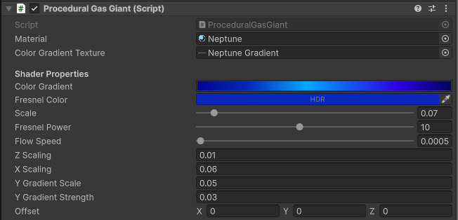 Gas Giant Component