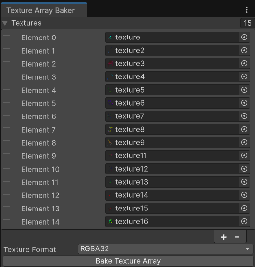 Texture Array Baker
