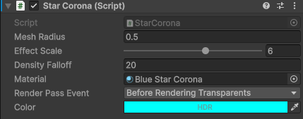 Star Corona Component