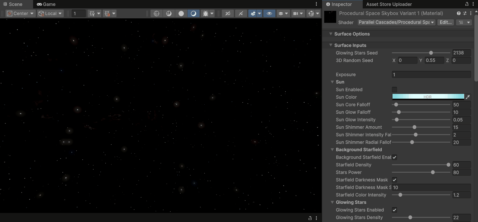 Glowing Stars Seed