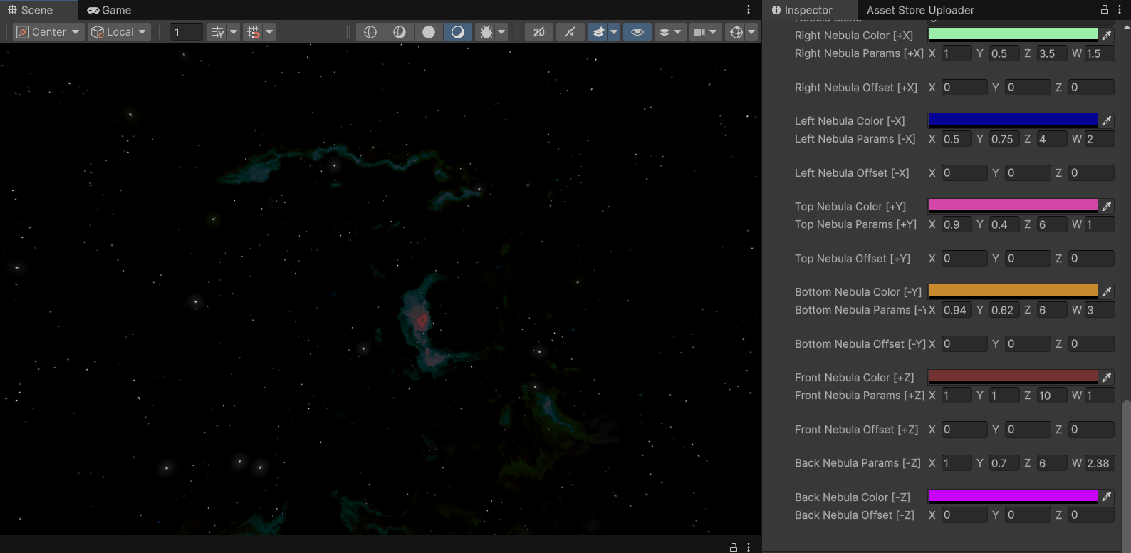 Nebula Offset Example