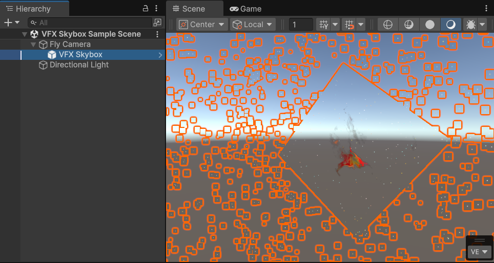 VFX Prefab In Scene